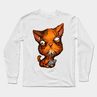 red cat Long Sleeve T-Shirt